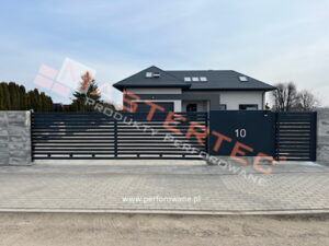 Ogrodzenia panelowe blachy perforowane 002