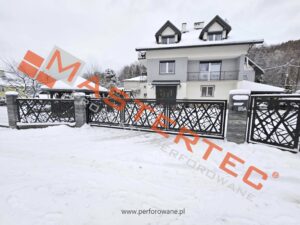 Ogrodzenia panelowe blachy perforowane 012
